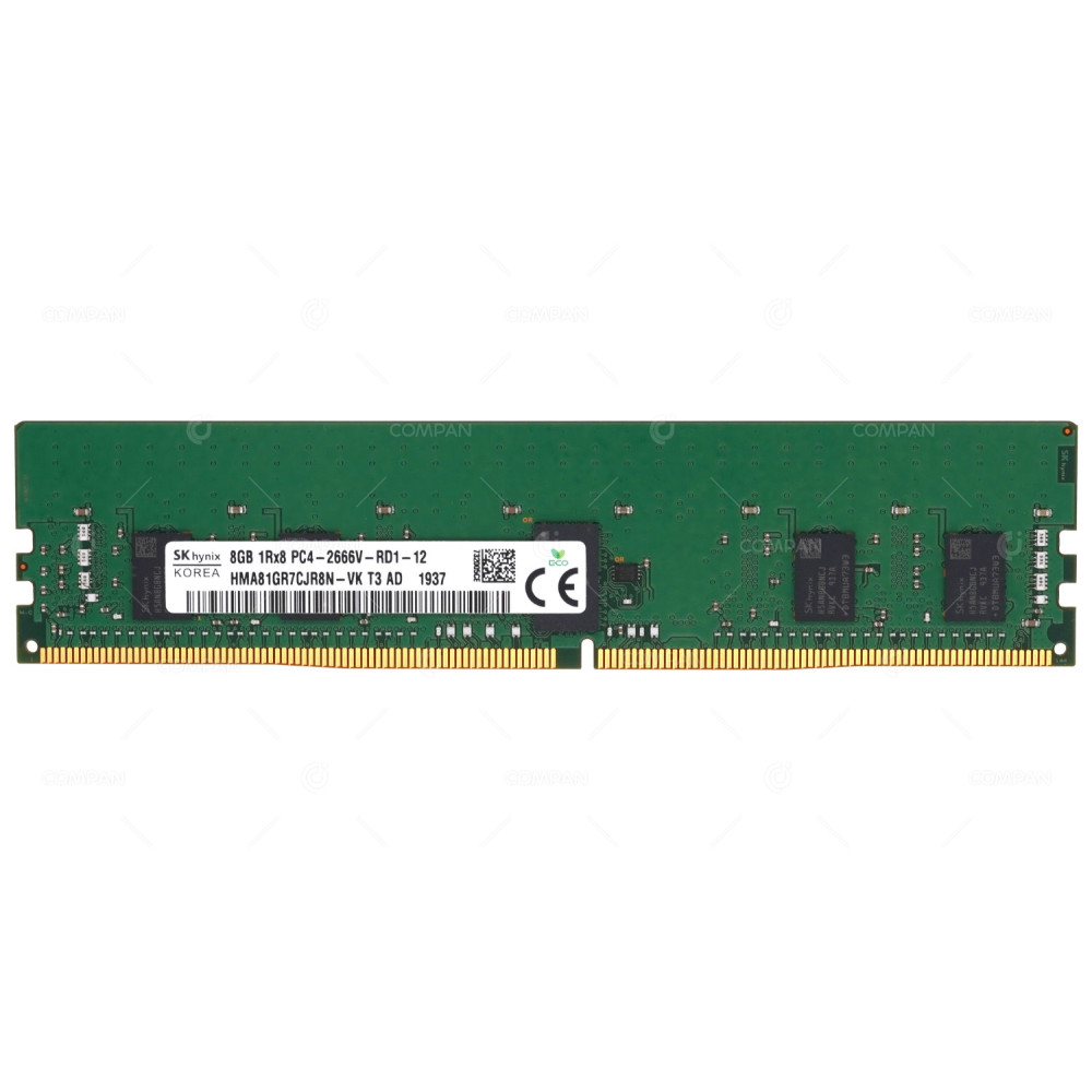 HMA81GR7CJR8N-VK HYNIX DDR4 8GB 1RX8 PC4-21333 2666MHZ RDIMM CL19